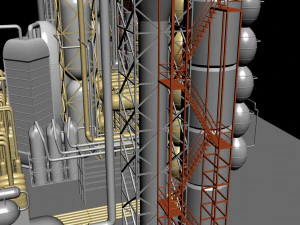 factory 001 3D Model
