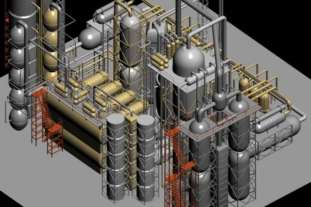 factory 001 3D मॉडल .c4d .max .obj .3ds .fbx .stl .blend 