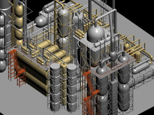 factory 001 3D Model