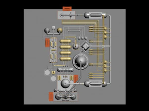 factory 001 3D Model