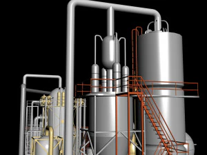 factory 001 3D Model