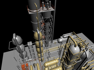 factory 001 3D मॉडल