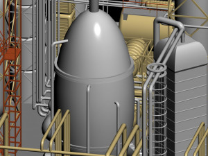 factory 001 3D मॉडल