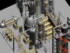 factory 001 3D Model