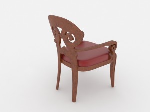 leather chair for the office 3D Model