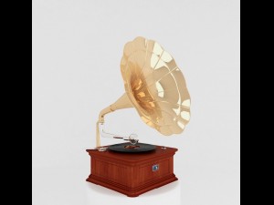 old phonograph 3D Model