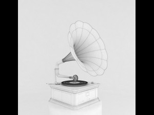 old phonograph 3D Model