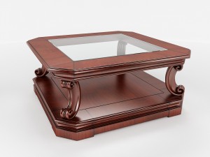 rectangular coffee table 3D Модель
