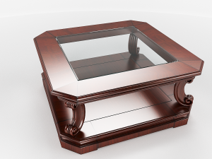 rectangular coffee table 3D Модель