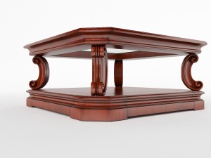 rectangular coffee table 3D Модель