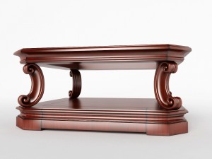 rectangular coffee table 3D Модель