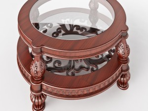 round coffee table 3D Model