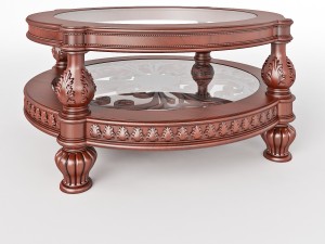 round coffee table 3D Model