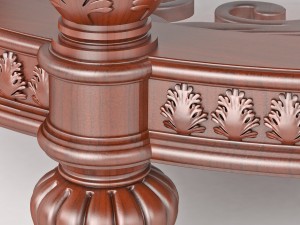 round coffee table 3D Model