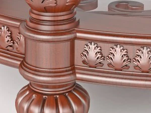 round coffee table 3D Model