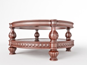 round coffee table 3D Model