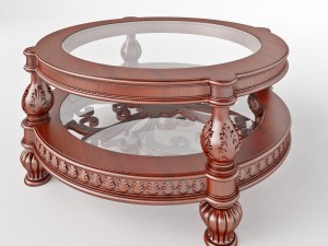 round coffee table 3D Model