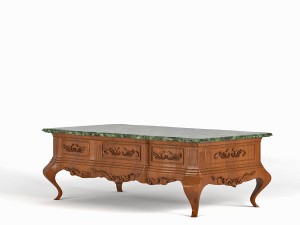 coffee table in classic style Modèle 3D