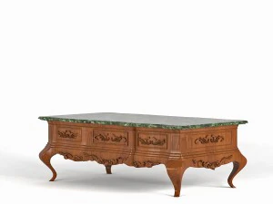 coffee table in classic style 3D Model