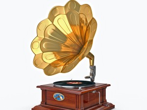classic phonograph 3D Model