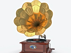 classic phonograph Modelo 3D