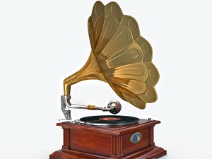 classic phonograph Modelo 3D