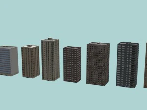 city buildings 3D Model
