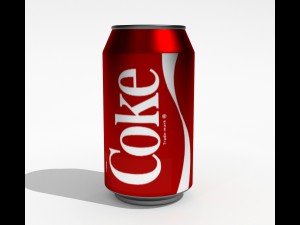 coca cola can Modelo 3D