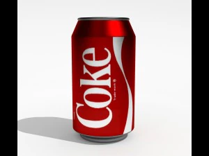 lata de coca cola Modelo 3D
