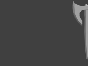 axe low poly 3D Model
