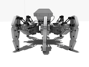 japanese hexapod robot kondo kmr-m6 3D-Modell