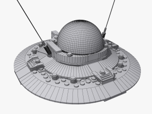 lego ufo Modèle 3D