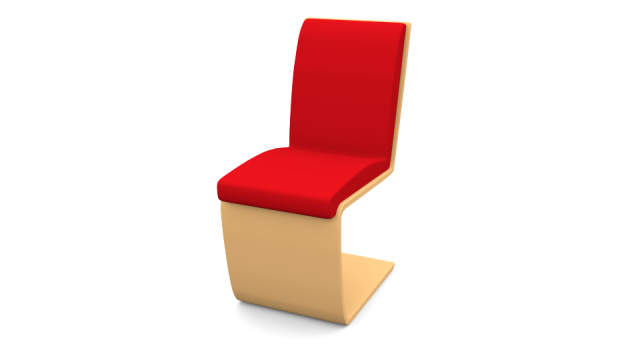 wave chair Modello 3D .c4d .max .obj .3ds .fbx .stl .blend
