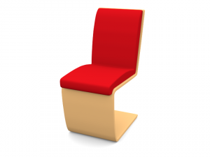 wave chair 3D-Modell
