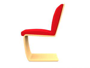 wave chair Modello 3D