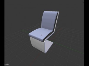 wave chair Modello 3D