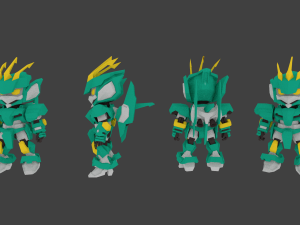 super mecha 1 - bysreg 3D Model