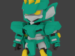 super mecha 1 - bysreg Modello 3D