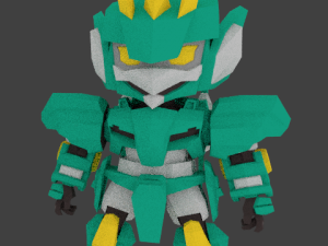 super mecha 1 - bysreg Modello 3D