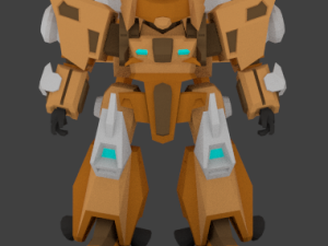 super mecha 2 - gorean 3D Model