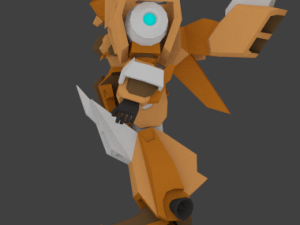 super mecha 2 - gorean 3D Model