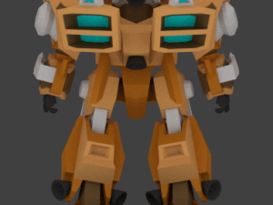 super mecha 2 - gorean 3D Model