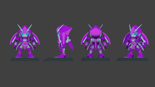 super mecha 3 - zelita Modello 3D .c4d .max .obj .3ds .fbx .stl .blend