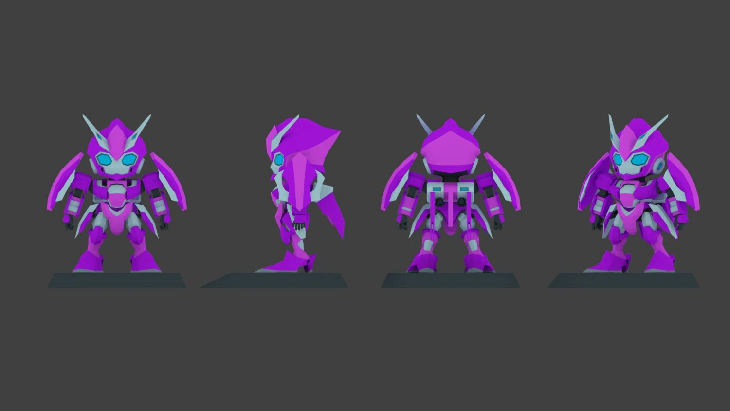 super mecha 3 - zelita 3D Model .c4d .max .obj .3ds .fbx .stl .blend 