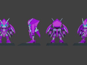 super mecha 3 - zelita 3D Model