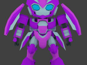 super mecha 3 - zelita Modello 3D