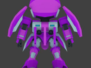 super mecha 3 - zelita 3D Model