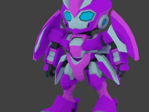 super mecha 3 - zelita 3D Model