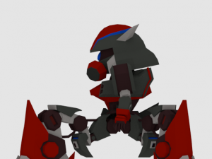 super mecha 4 - azalong 3D Model