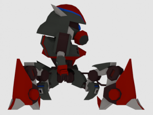 super mecha 4 - azalong 3D Model